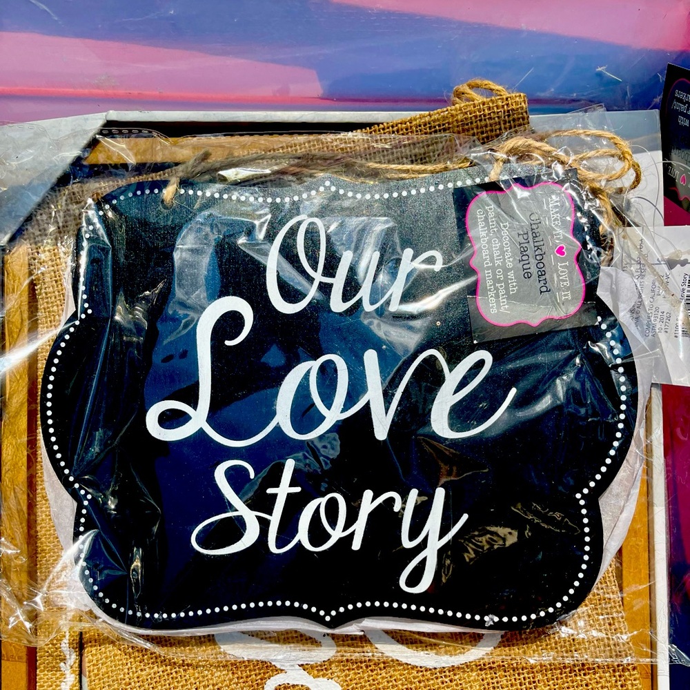 Our love story signs